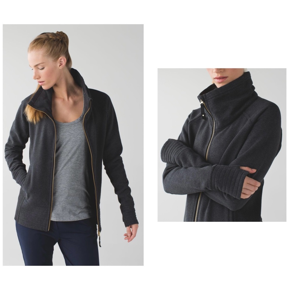 lululemon athletica Dark Gray Sweatshirt